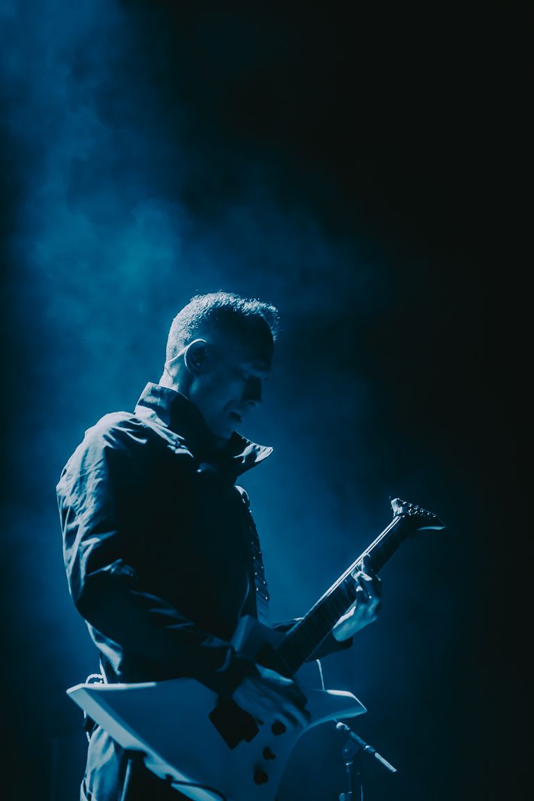 Trivium performing live at AEC Theatre in Adelaide